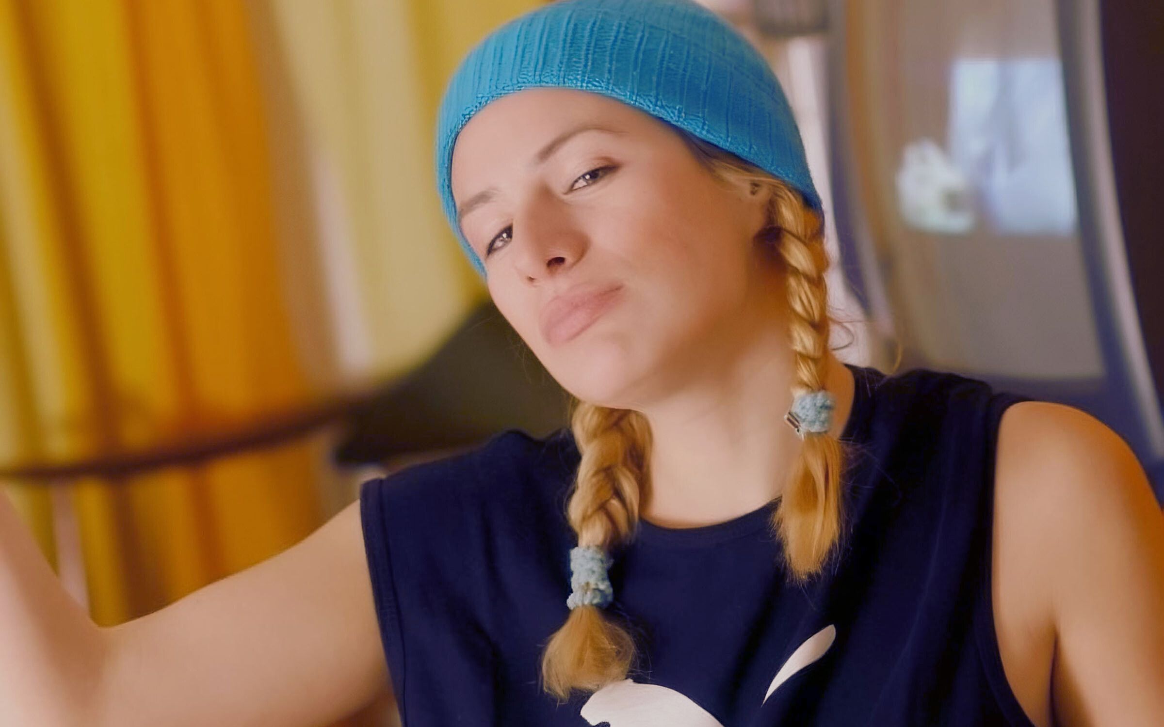 Daniela has long labia minora, measuring three inches long.